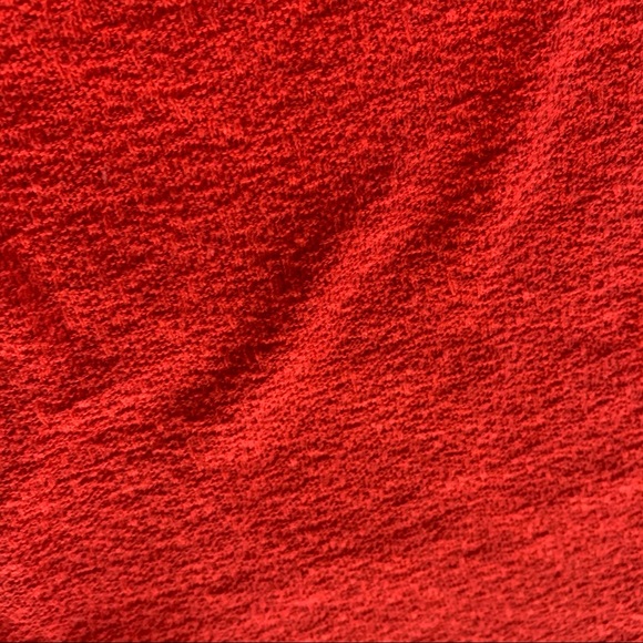 MADEWELL red terry side tie top XXS - Picture 7 of 10